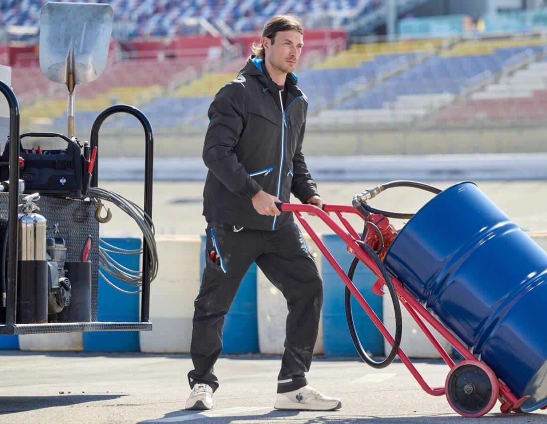 Pracovné bundy: Zimná bunda e.s.ambition + grafitová/enciánová modrá 1