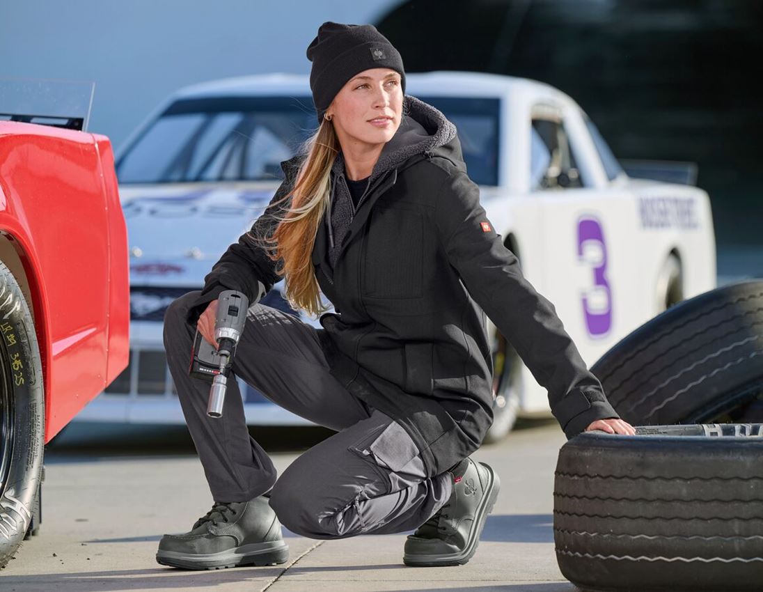 Pracovné bundy: Parka do dažďa e.s.e:pic, dámska + čierna 1