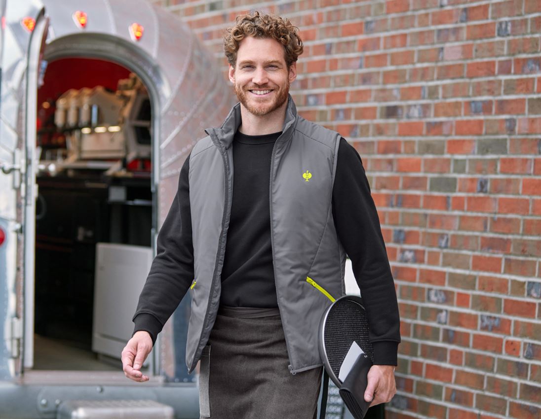 Vesty: Vesta e.s.trail + čadičovo sivá/acidová žltá 4