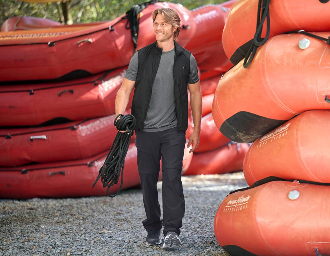 Vesty: Vesta light e.s.trail + čierna 1