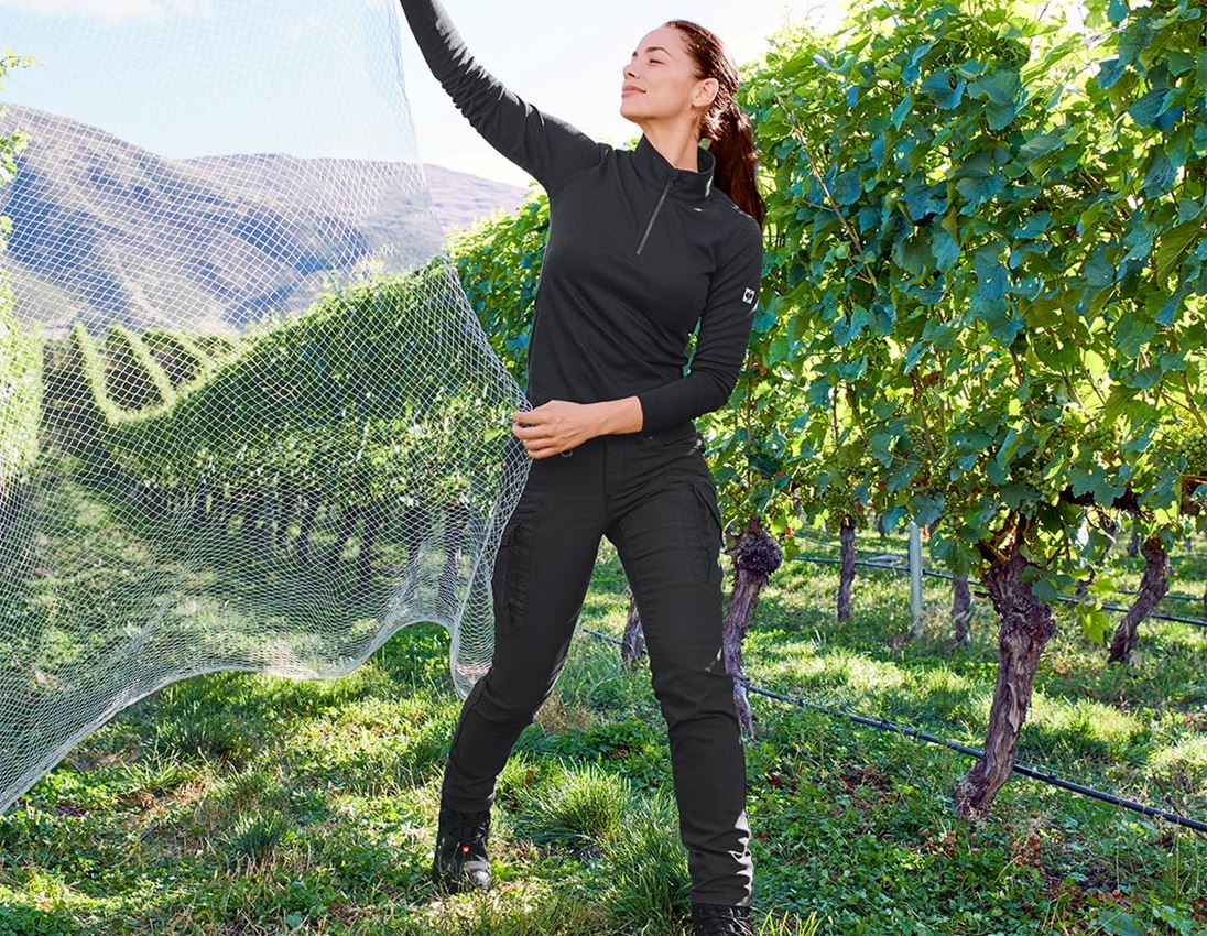 Pracovné nohavice: Cargo nohavice e.s.vintage, dámske + čierna 1