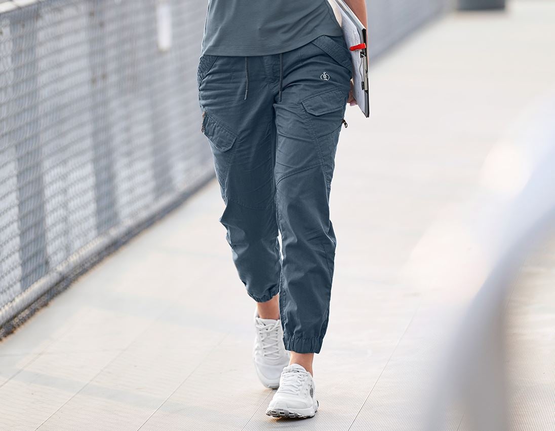 Pracovné nohavice: Cargo nohavice e.s. ventura vintage, dámske + železná modrá