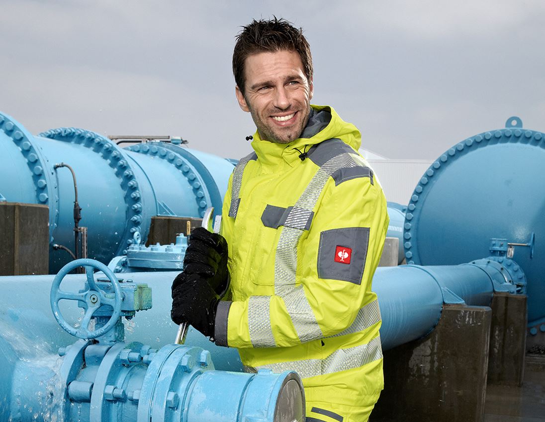 Pracovné bundy: Reflexná ochranná funkčná bunda e.s.prestige + výstražná žltá/sivá