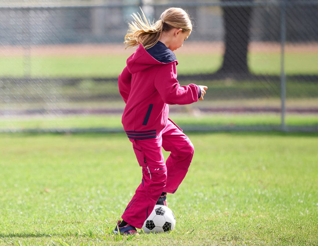 Nohavice: Nohavice do pása e.s.motion 2020, detské + bobuľová/tmavomodrá 2