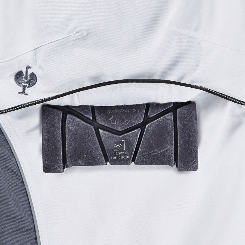 Pracovné nohavice: Nohavice do pása e.s.active + biela/sivá 2