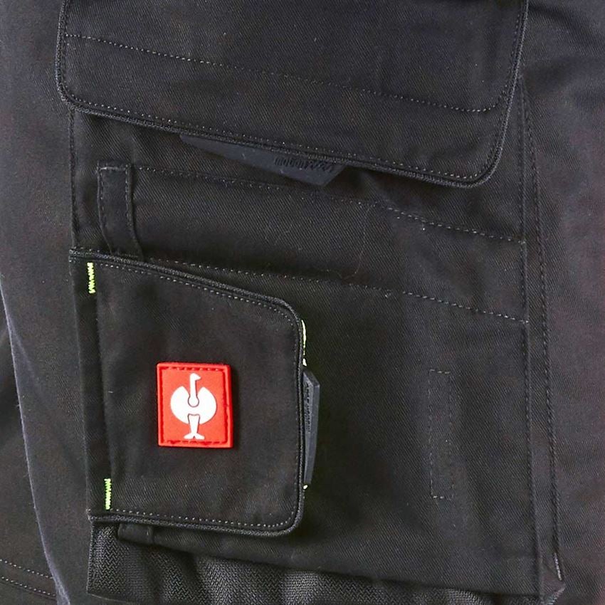 Pracovné nohavice: Zimné nohavice do pása e.s.motion 2020, pánske + čierna/výstražná žltá/výstražná oranžová 2