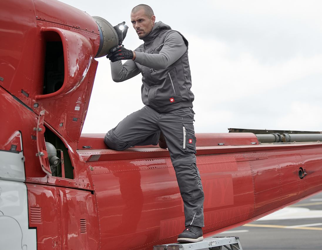 Pracovné nohavice: Zimné nohavice do pása e.s.motion 2020, pánske + antracitová/platinová 2