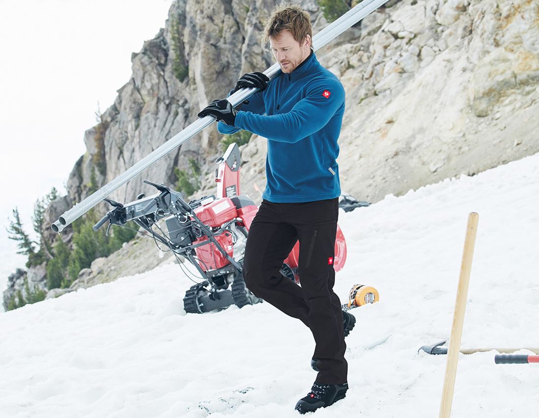 Pracovné nohavice: Zimné nohavice do pása e.s.vision + čierna