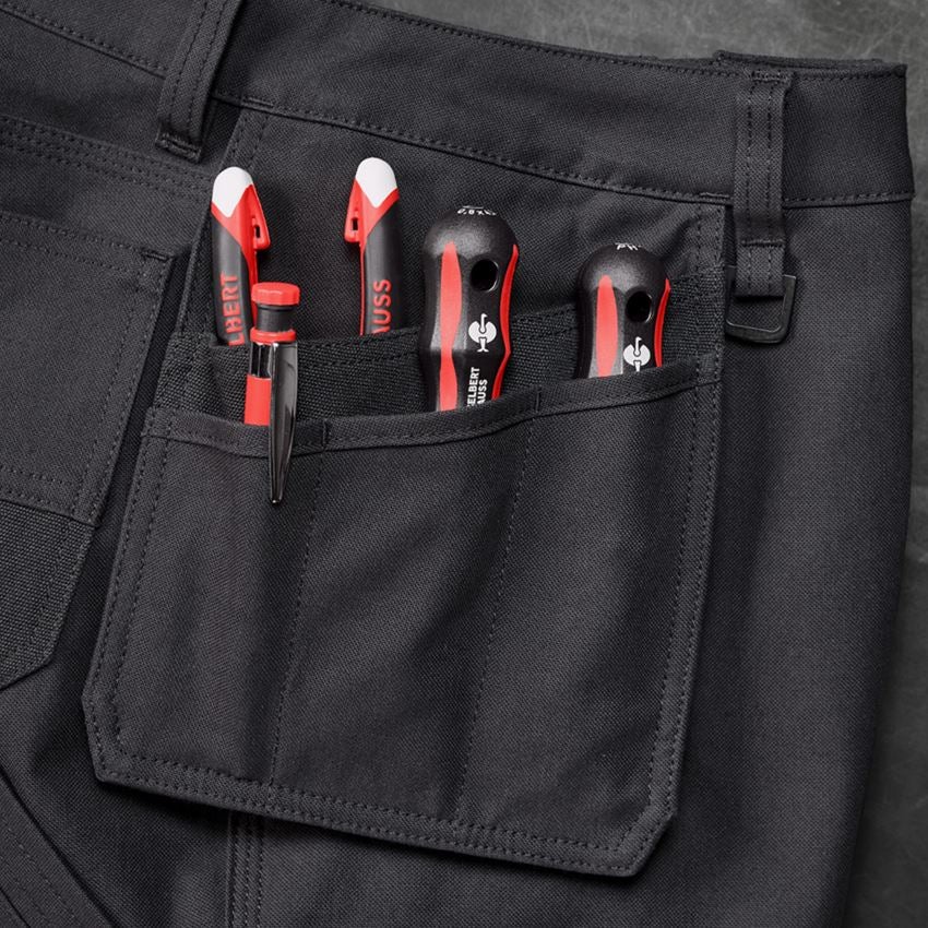 Témy: Pracovné nohavice e.s.iconic tool-pouch + čierna 2