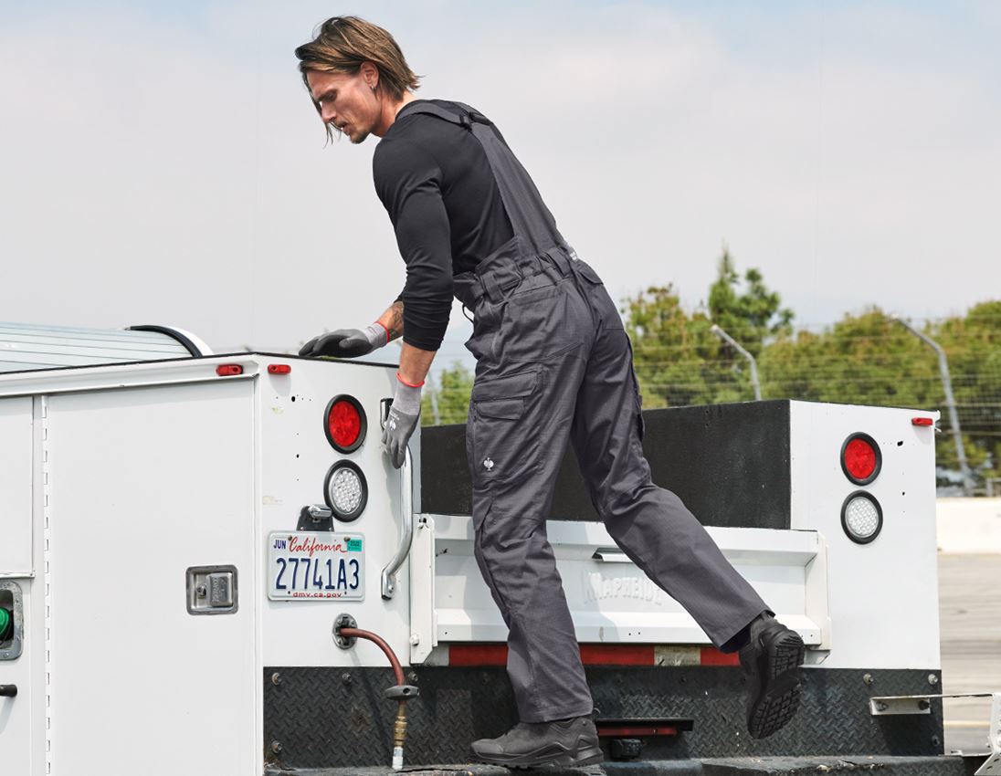 Pracovné nohavice: Nohavice s náprsenkou e.s.concrete solid + antracitová 1