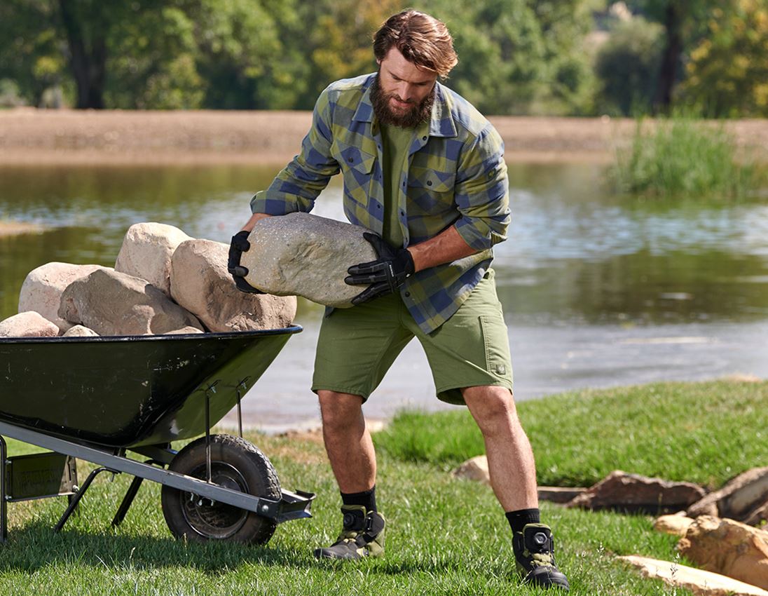 Pracovné nohavice: Šortky e.s.iconic + horská zelená 5