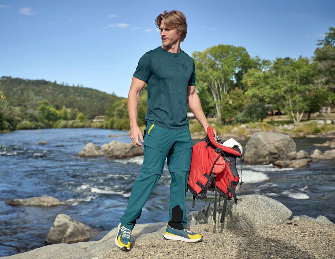Témy: Tričko seamless e.s.trail + smaragdová zelená melanž 2