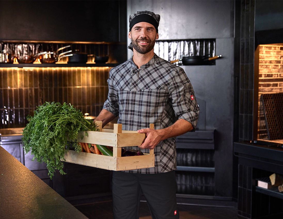 Tričká, pulóvre a košele: Pracovná bunda s krátkym rukávom e.s.fusion,pánska + čierna/biela/červená