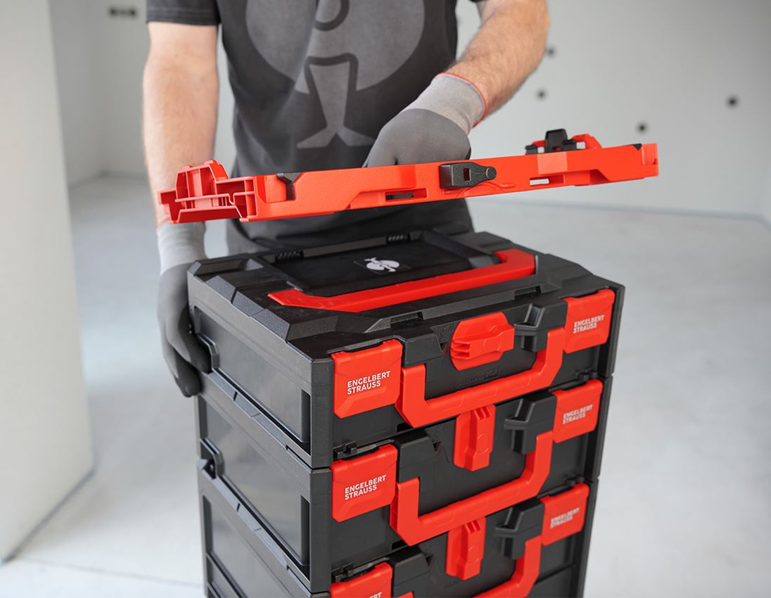 Systém STRAUSSbox: Hybridná adaptérová doska STRAUSSbox + červená/čierna 2