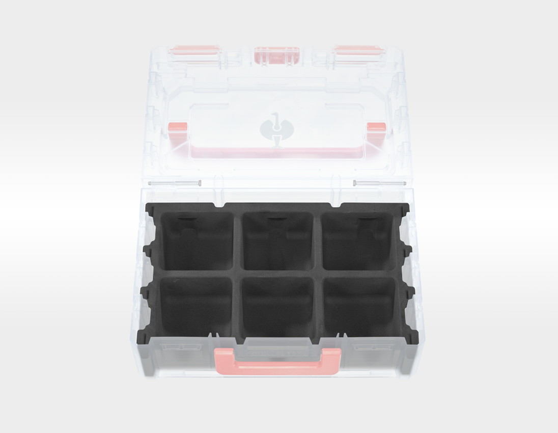 Systém STRAUSSbox: STRAUSSbox small tool insert, 6-priečinky II