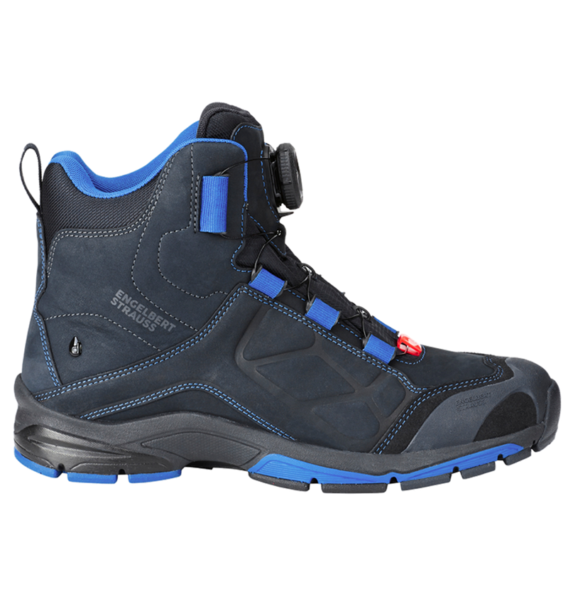 O2: e.s. O2 pracovná obuv Tethys mid + grafitová/enciánová modrá 3