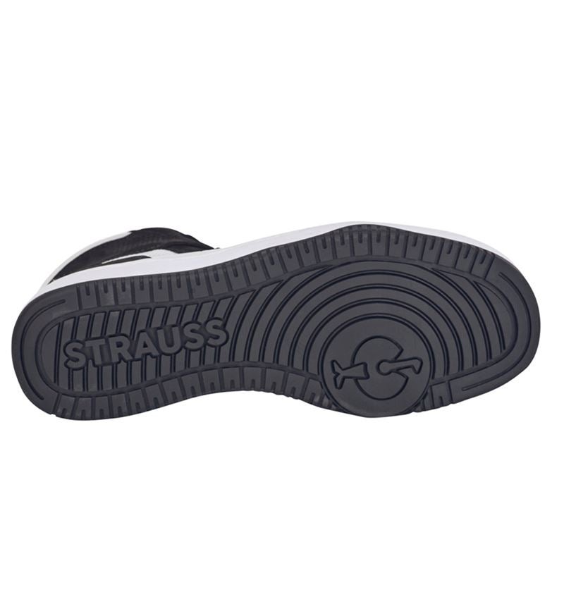 S1P: S1P bezpečnostné poltopánky e.s. Eindhoven mid + čierna/biela 6