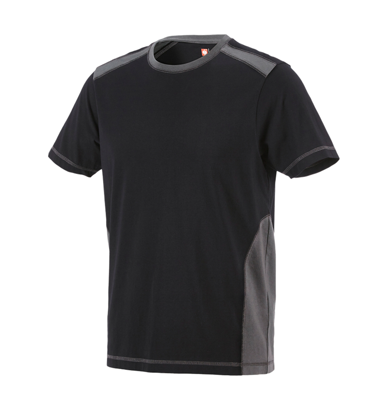 Tričká, pulóvre a košele: Tričko cotto e.s.active + čierna/antracitová 2