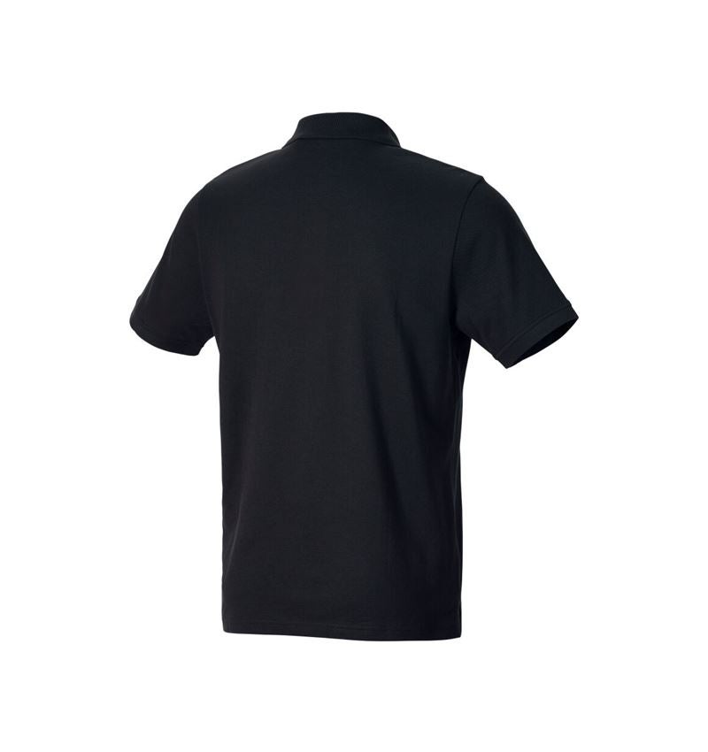 Tričká, pulóvre a košele: e.s. Polo tričko Piqué cotton light + čierna 3