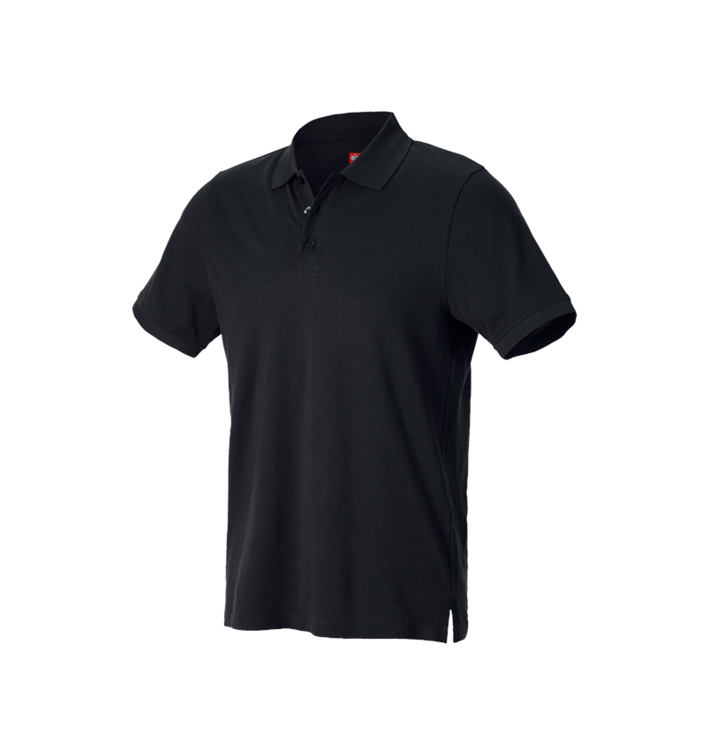 Tričká, pulóvre a košele: e.s. Polo tričko Piqué cotton light + čierna 2
