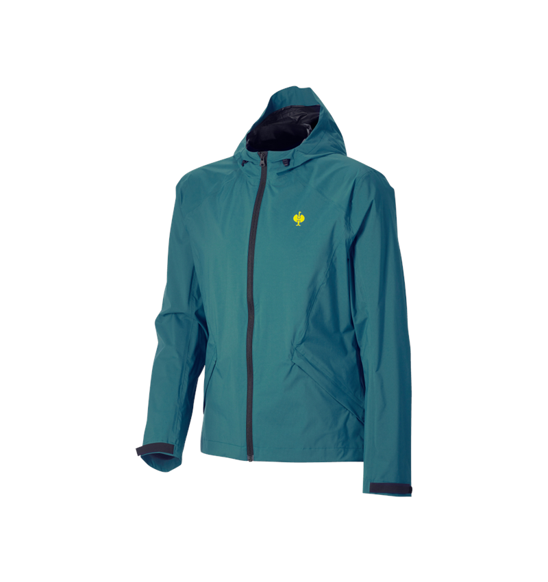 Pracovné bundy: Vetrovka light-pack e.s.trail + smaragdová zelená/chrómová žltá 4