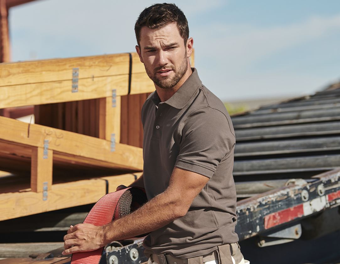 Tričká, pulóvre a košele: Polo tričko e.s. cotton + kamienková