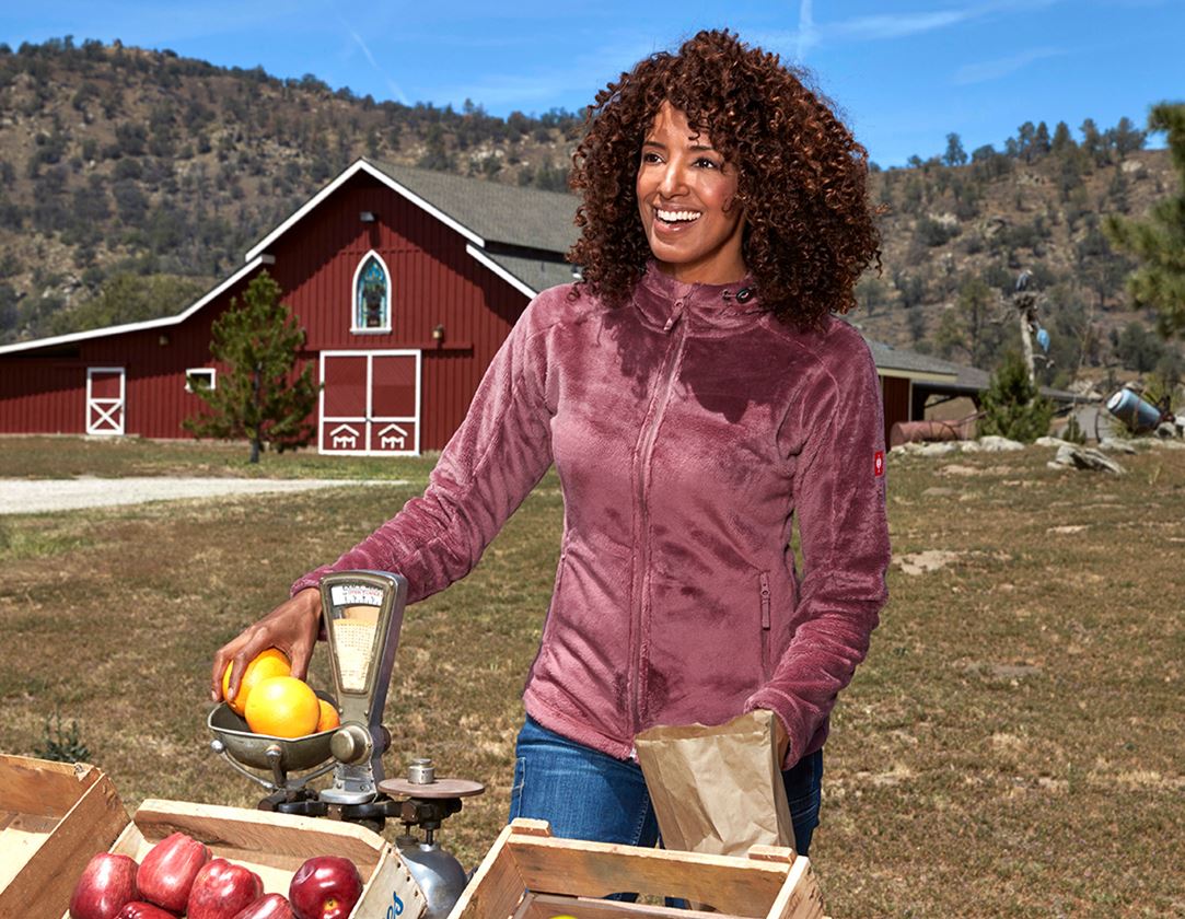 Pracovné bundy: Bunda na zips e.s. Highloft, dámska + staroružová