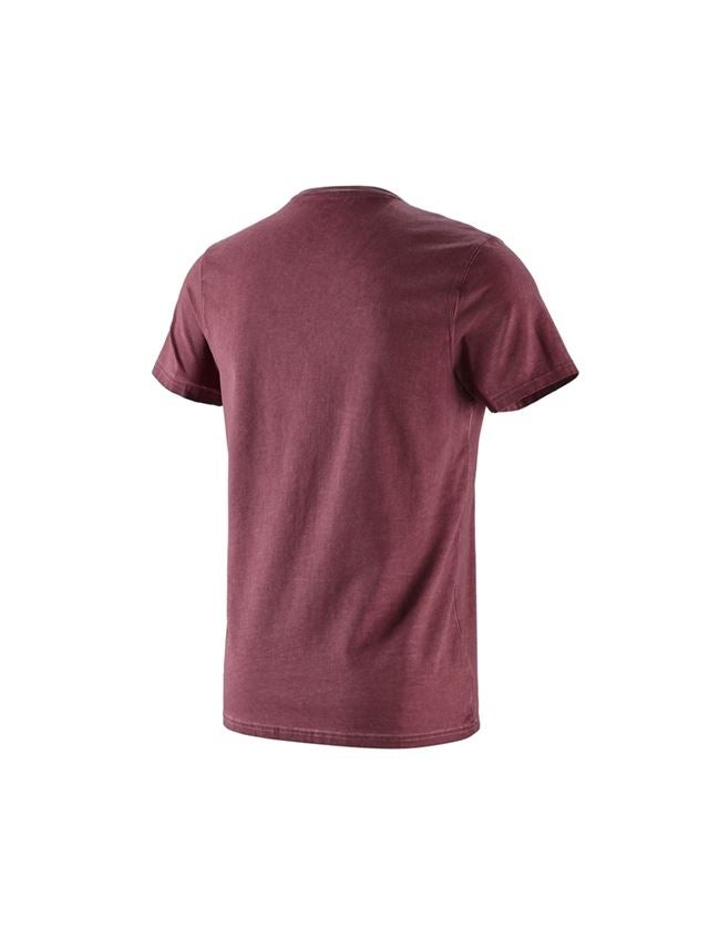 Tričká, pulóvre a košele: e.s. Tričko vintage cotton stretch + rubínová vintage 4