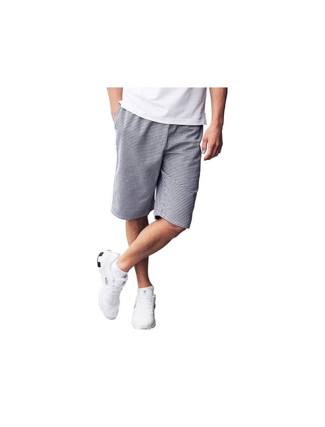 Pracovné nohavice: Kuchárske a pekárske šortky + čierna/biela