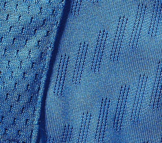 Detail odvetrávania cez sieťovinové partie
