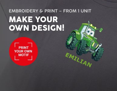 In just a few clicks to your perfect design