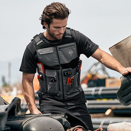 Tool vest e.s.iconic carbongrey/black | Strauss Tool vest e.s.iconic carbongrey/black | Strauss
