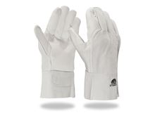 Leather welder’s gloves, short