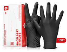 Disposable latex gloves, powder-free