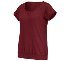 e.s. T-shirt cotton slub, ladies'