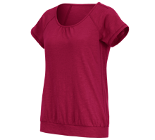 e.s. T-shirt cotton slub, ladies'
