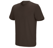 e.s. T-shirt cotton stretch V-Neck