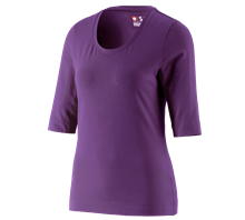 e.s. Shirt 3/4 sleeve cotton stretch, ladies'