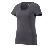 e.s. T-shirt cotton stretch, ladies'