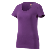 e.s. T-shirt cotton stretch, ladies'