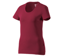 e.s. T-shirt cotton stretch, ladies'