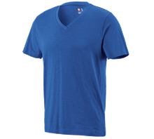 e.s. T-shirt cotton slub V-Neck