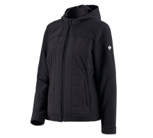 Hybrid fleece hoody jacket e.s.concrete, ladies'