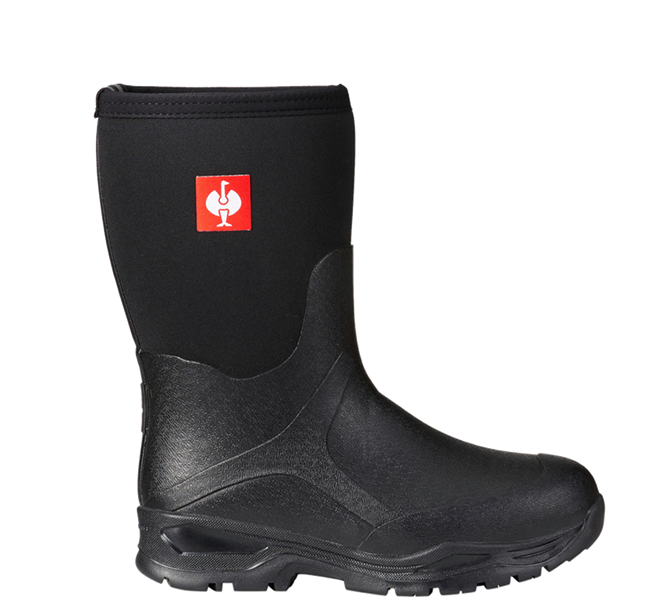 Main view, O4, e.s. O4 neoprene special work boots Fides mid, black