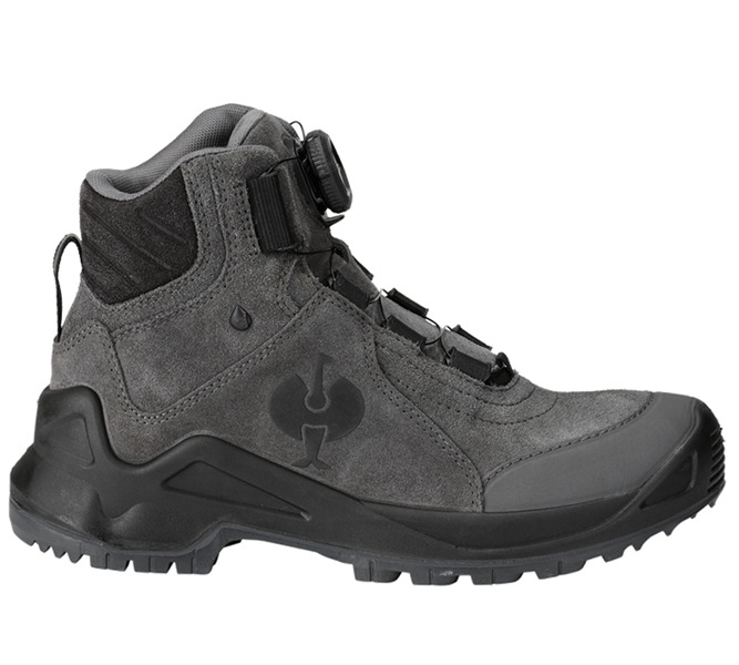 Main view, Footwear, O2 Work shoes e.s. Apate II mid, anthracite/black