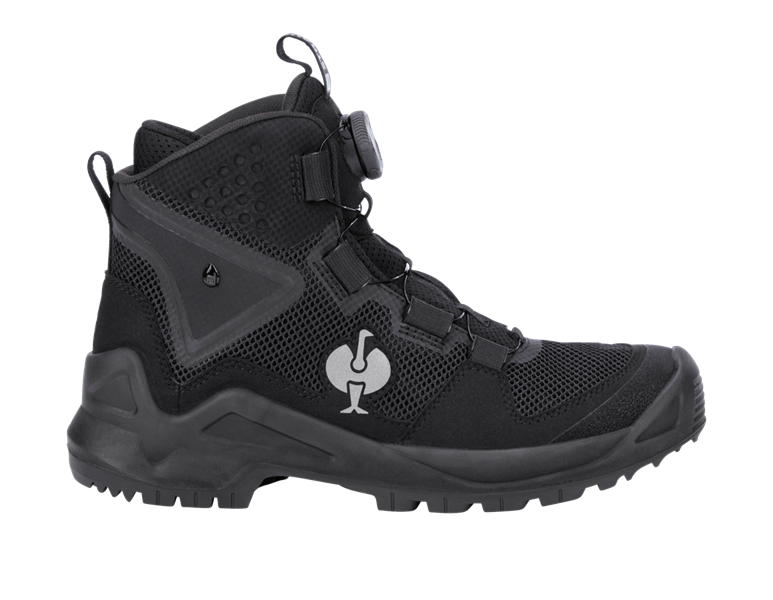 Main view, Footwear, O6 Work boots e.s. Adelaide mid, black
