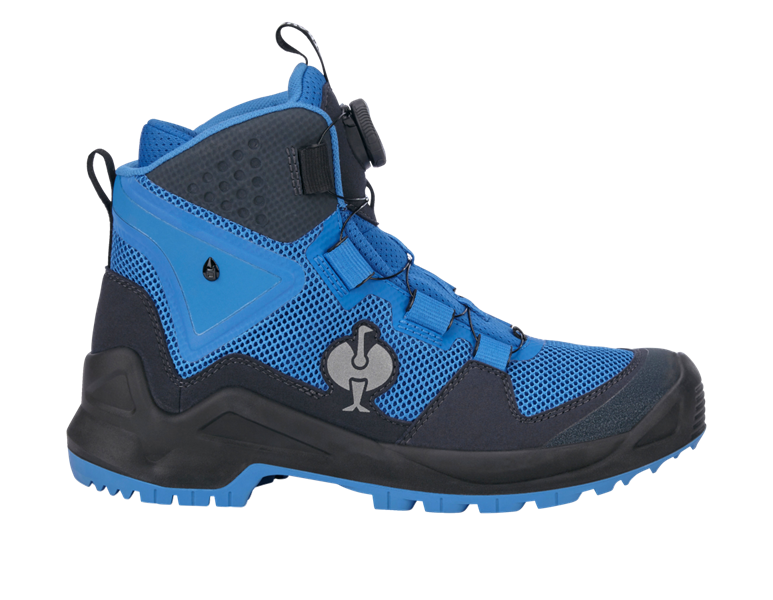 Main view, Footwear, O6 Work boots e.s. Adelaide mid, black/gentianblue