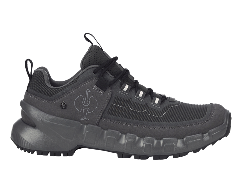 Main view, Footwear, O6 Work shoes e.s. Brixen low, carbongrey