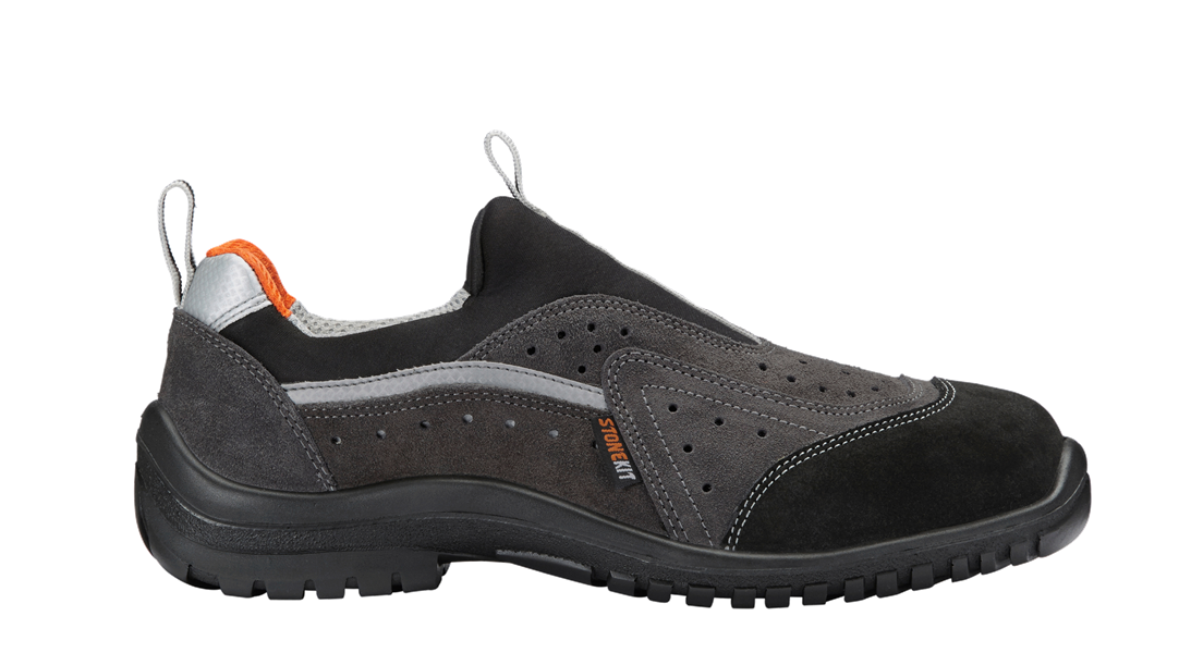 Main view, Footwear, STONEKIT S1 Safety shoes Bregenz, grey