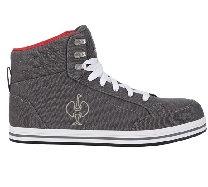 Main view, S1P, S1P Safety boots e.s. Tolosa II mid, cement/stone